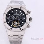 Clone Audemars Piguet Oak Offshore Flying Tourbillon watch 41mm Stainless Steel